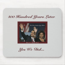 400 años Obamas Mousepad Tapete De Ratón