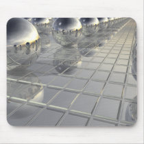 400 esferas de plata alfombrillas de raton 