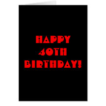 40.a tarjeta de cumpleaños del parca