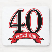 40 algo 40.o cumpleaños tapete de raton