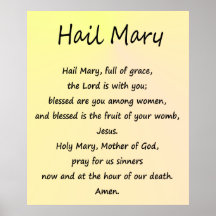 ~ 40" de Maria del saludo del ~ del poster x 48" s