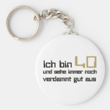40. Geburtstag Llaveros Personalizados
