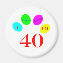 40 globos imán de frigorífico