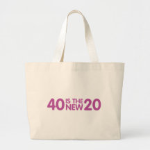 40.o Cumpleaños Bolsa Lienzo
