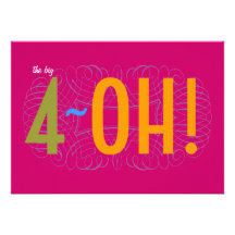 ¡40.o cumpleaños - el 4-OH grande! Comunicados