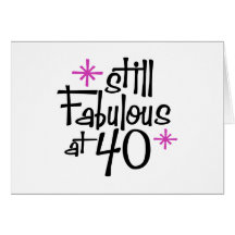 40.o Cumpleaños Tarjetas