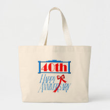 40.o Regalos del aniversario de boda Bolsa