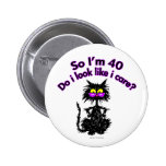 40.o Regalos del gato del cumpleaños Pin