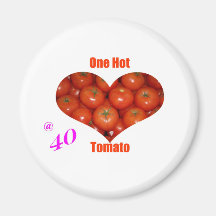 40 un tomate caliente imán para frigorífico