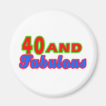 40 y diseños fabulosos del cumpleaños iman