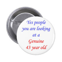 43 43 años auténticos pin