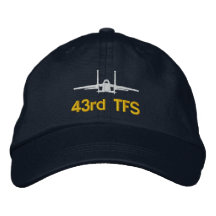 43.o Gorra del golf de TFS F-15 Gorra Bordada