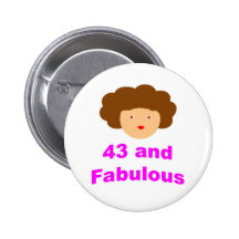 ¡43 y fabuloso! pin