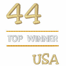 44 - Ganador superior - los E.E.U.U. - bordado…