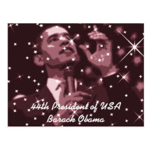 44.o Presidente de los E.E.U.U. Barack Obama Tarjeta Postal