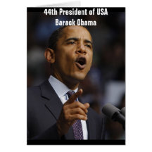 44.o Presidente del mes E.E.U.U.-Negro de la histo Tarjetón