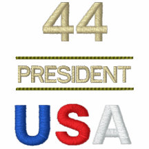 44 presidente los E.E.U.U. - camisa bordada Chaquetas Bordadas