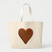 45.o Regalos del aniversario de boda Bolsas De Mano