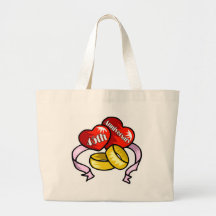 45.o Regalos del aniversario de boda Bolsas Lienzo