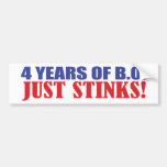 ¡4 años de hedores de BO apenas! Etiqueta De Parachoque