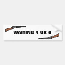 4 bumpersticker de UR QUE ESPERA 6 Pegatina De Parachoque