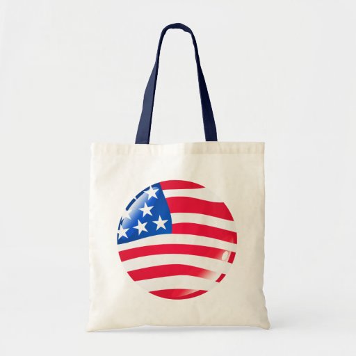 4 de julio bandera americana - rojo, blanco y azul bolsa