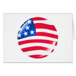 4 de julio bandera americana - rojo, blanco y azul tarjetón