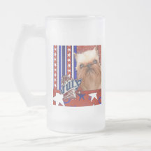 4 de julio petardo - Bruselas Griffon Taza