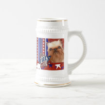 4 de julio petardo - Bruselas Griffon Tazas De Café