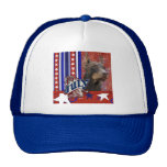4 de julio petardo - Doberman rojo Gorro