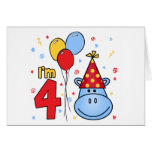 4ta invitación del cumpleaños de la cara azul del  tarjeta