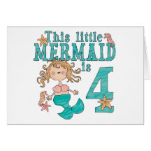 4tas invitaciones del cumpleaños de la sirena felicitaciones