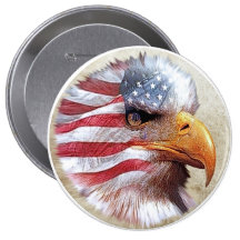 4to De la bandera y de Eagle de julio Pin