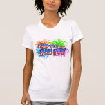 4to De la camiseta de los fuegos artificiales de j