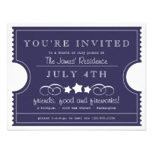 4to de la invitación del boleto de julio