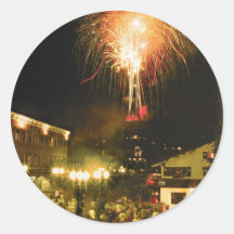 4to de los fuegos artificiales Aspen CO de julio Etiquetas