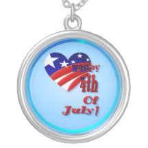 4to Del collar del corazón de julio los E.E.U.U.