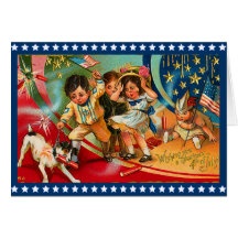 4to feliz de la tarjeta de julio