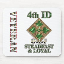 4to Veterano de la división de infantería OIF Tapete De Raton