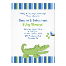 4x6 azul/verde de la invitación de la fiesta de bi