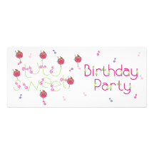 4x9 invita a la fiesta de cumpleaños de la bailari anuncio personalizado