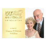 50.a fiesta de aniversario moderna - invitaciones  invitaciones
