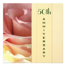 50.a invitación elegante del aniversario