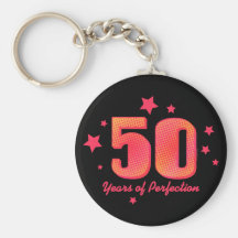50 años de perfección llaveros