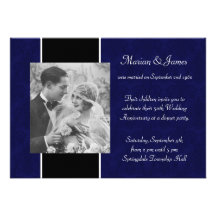 50.as invitaciones de la fiesta de aniversario del anuncio personalizado
