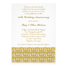50.as invitaciones del aniversario de boda del acc invitaciones personales 