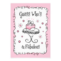 50 invitaciones de encargo fabulosas del cumpleaño comunicados