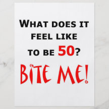 ¡50 muérdame! flyer personalizado