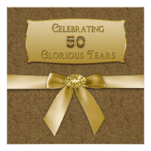 50.o Aniversario de boda - invitación - celebre