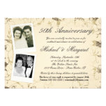 50.o aniversario - invitaciones de la foto - enton comunicados personalizados